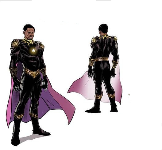 Illustration of Moyindo Lumumba Makanda — African comic character
